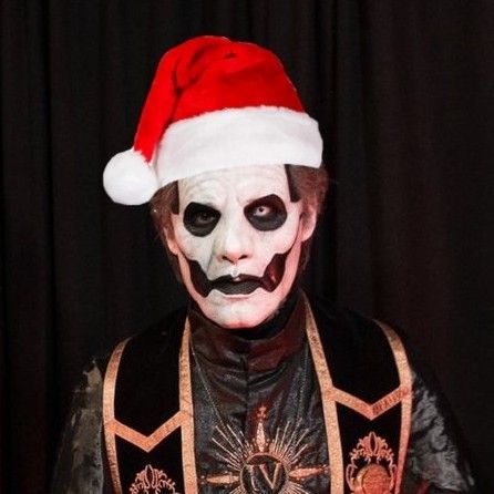 Ghost Band Christmas, Band Christmas, Christmas Pfp, Demon Baby, Christmas Ghost, Ghost Papa, Rat Man, Ghost Band, Band Ghost