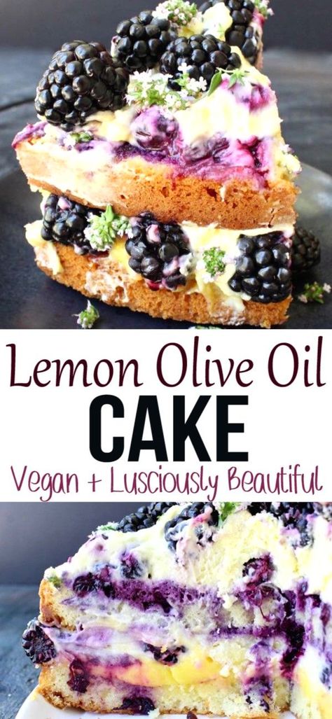 Lemon Curd Cream Cheese, Vegan Cake Frosting, Lemon Curd Cream, Orange Olive Oil Cake, Olive Oil Cake Recipe, Vegan Lemon Cake, Lemon Olive Oil Cake, Moist Lemon Cake, Olive Oil Recipes