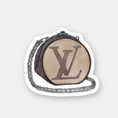 Lv Stickers, Lv Handbags Monogram, Designer Stickers, Cake Pic, Sticker Inspo, Hot Stamp, Preppy Stickers, Gacha Clothes, Beer Girl