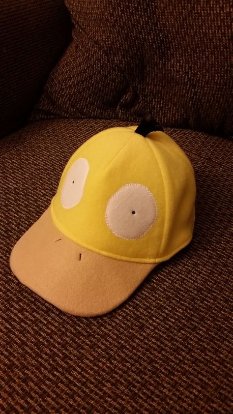 Psyduck DIY costume idea Diy Psyduck Costume, Psyduck Costume, Pokemon Diy Costume, Pokemon Cosplay Diy, Pokemon Costume Diy, Psyduck Cosplay, Diy Pokemon Costume, Pokemon Costumes Kids, Charmander Costume