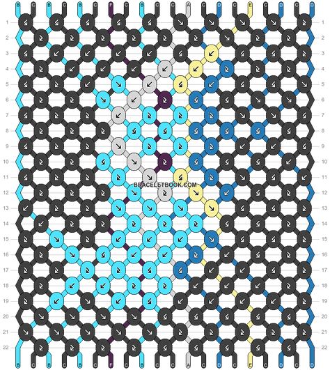 Pokemon Friendship Bracelet Patterns, Pokemon Vaporeon, Pattern Bracelet, Handmade Friendship Bracelets, Bracelets Patterns, Diy Friendship Bracelets Patterns, Friendship Bracelets Diy, Friendship Bracelet Patterns, Bracelet Patterns