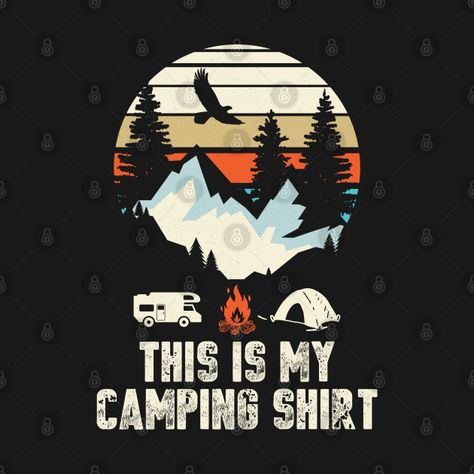 Camping Ootd, Camp Tshirt Designs, Camping Funny, Camp Shirt Designs, Camping Summer, Funny Camping, Camping Humor, Camping Outfits, Tee Shirt Designs