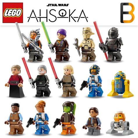 Lego Star Wars Mini, Funko Collection, Lego Jedi, Star Wars Minifigures, Lego Starwars, Lego Ideas, Cool Lego, Lego Star, Lego Star Wars