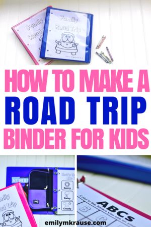 Road Trip Activity Binder, Long Trips With Kids Car Activities, Long Road Trips With Kids, Disney Road Trip Ideas For Kids, Road Trip Binder For Kids, Car Trips With Kids, Long Car Trips With Kids, Roadtrip Activities For Kids, Kids Road Trip Ideas Long Car Rides