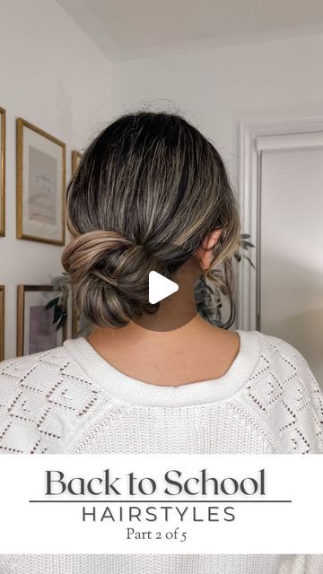 75K views · 1.7K likes | Karla Kazemi on Instagram: "📚 Back-to-School Made Easy: 10-Second Messy Bun! 🙆‍♀️

School mornings are a rush, but your hair doesn’t have to be! 🏫 Try this super quick 10-second messy bun to slay your back-to-school look effortlessly. 💁‍♀️

Here’s how:
1️⃣ Gather your hair like you’re about to make a ponytail.
2️⃣ Twist it once or twice (if you have longer hair)
3️⃣ Wrap it onto the little nub shape.
4️⃣ Secure it and pin the stray pieces
5️⃣ Pull a few strands for that cute, messy look.

Voilà! Ready to conquer the day in style. 🌟
.
.
#messybun #easyhairstyles #hairhack #hairstyles #hairtutorial 

Easy updo, back to school hair, hair, hairstyles for girls" How To Make A Cute Ponytail, How To Make A Cute Bun, Quick Hairstyles For School, Messy Look, Winter Hair Care, Back To School Hair, Easy Updo, Cute Buns, Easy Hairstyles Quick