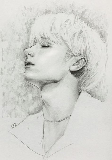 Txt Drawings Pencil, Huening Kai Drawing, Txt Sketch, Txt Drawings, Txt Fanart, Abstract Pencil Drawings, Realistic Sketch, Txt Hueningkai, Drawing Ideas List