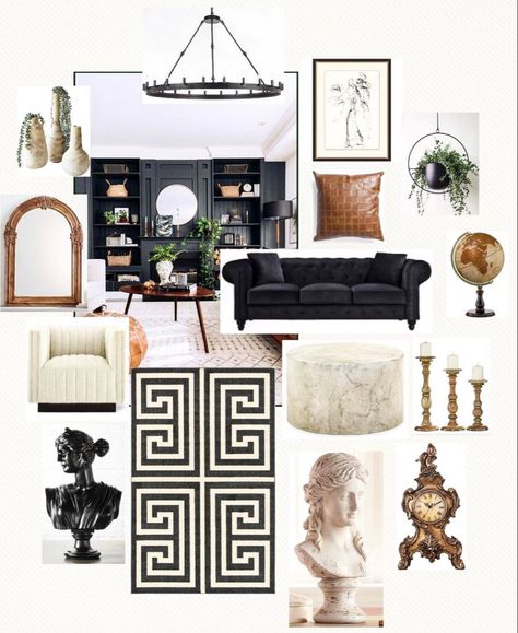 Eclectic interior design French Eclectic Decor Living Room, Urban Chic Home Decor, Eclecticism Interior Design, European Eclectic Living Room, Eclectic Mood Board, Eclectic Parisian Decor, European Eclectic Interior Design, Eclectic Interior Design Luxury, Minimal Eclectic Decor