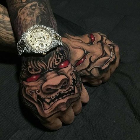 Dragon Hand Tattoo, Japanese Hand Tattoos, Herren Hand Tattoos, Hannya Mask Tattoo, Chicano Tattoos Sleeve, Realistic Tattoo Sleeve, Tattoo Magazine, Cool Forearm Tattoos, Half Sleeve Tattoos For Guys