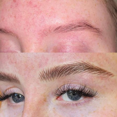 How To Fill In Very Sparse Eyebrows, Thinning Eyebrows, Nanoblading Eyebrows, Healed Microbladed Eyebrows, Fix Uneven Eyebrows, Tattooed Eyebrows Vs Microblading, Grey Eyebrows, Eyebrow Before And After, Stages Of Microblading Healing