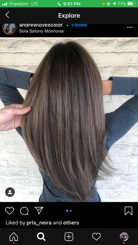 Medium Ash Brown Hair No Highlights, Dark Ash Brown Hair Straight, Asian Hair Balayage Ash, Turkey Poses, Medium Ash Brown Hair, Ash Brown Hair Balayage, Dark Ash Brown Hair, Highlight Ideas, Hair Pics