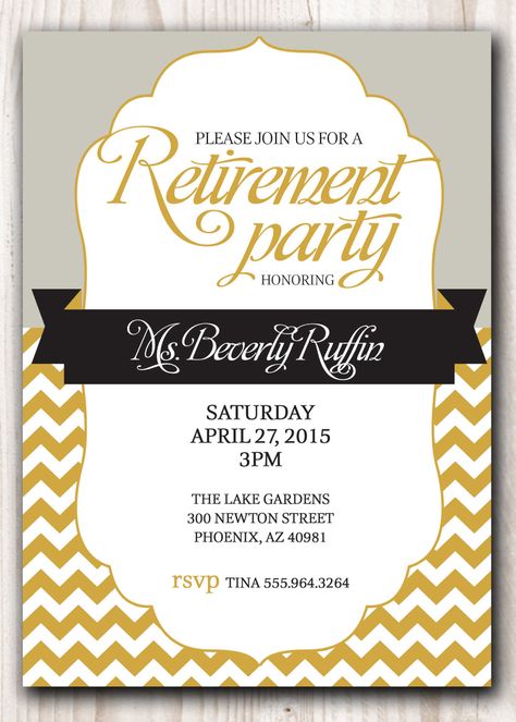 Retirement Invitation Card, Free Party Invitations, Farewell Party Invitations, Retirement Party Invitation, Template Free Printable, Retirement Invitation Template, Dinner Invitation Template, Invitations Template, Retirement Invitations