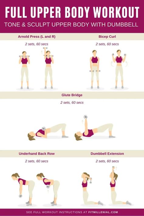 Full upper body home workout for women - Tone & Sculpt Upper Body Women Workout, Women’s Upper Body Workout, Upper Body Women, Upper Body Home Workout, Full Upper Body Workout, Home Workout For Women, Wellness Board, Gym Trainer, Workout For Women