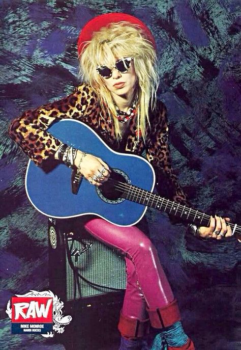 Mike Monroe, Glam Rock Aesthetic, 80s Glam Rock, Michael Monroe, Hair Metal Bands, Hanoi Rocks, Rock Aesthetic, 80s Bands, Glam Metal