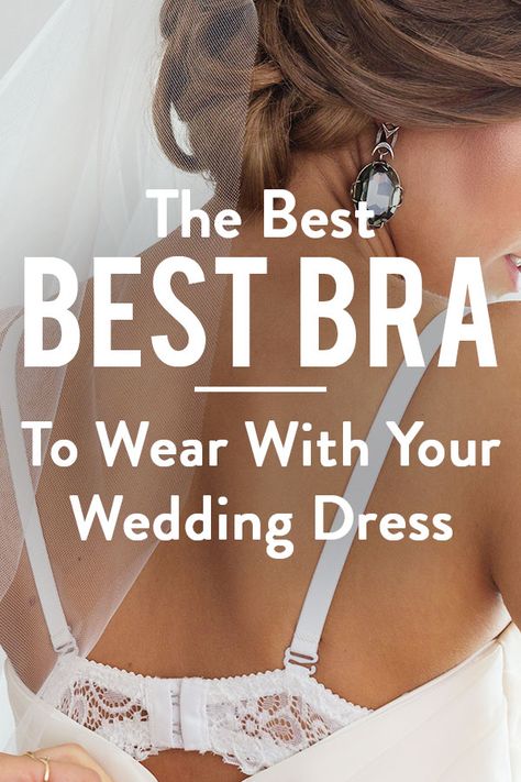 With all of the time and planning that goes into your wedding look, your bra choice can be neglected until the last possible minute. Your bra is such a small, but extremely important part to tying your wedding look together, so don't forget to find your perfect bra before it's too late! Bras For Wedding Dress, Wedding Dress Bra, Wedding Dress V Neck, Wedding Bra, Quick Wedding, Wedding Logistics, Engagement Tips, Shower Tips, Easy Wedding Planning