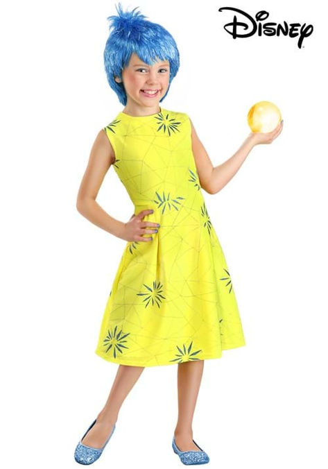 This is an exclusive Girl's Disney and Pixar Inside Out Joy Costume. Joy Inside Out Costume, Joy Costume, Inside Out Costume, Inside Out Joy, Joy Inside Out, Pixar Inside Out, Costume Disney, Costume For Girls, Inside Out 2