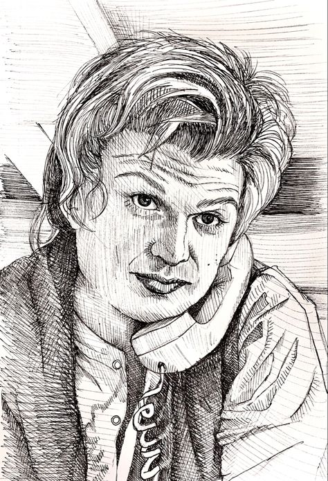 Steve Harrington Sketch, Stranger Things Sketches, Steve Harrington, Pencil Sketch, Art Wallpaper, Stranger Things, Male Sketch, Pencil, Sketch