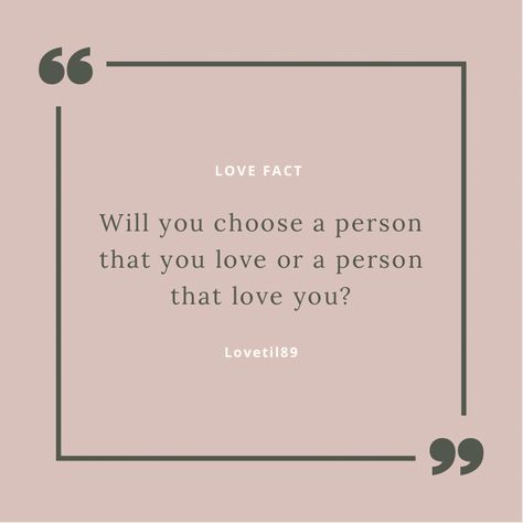 If you happens to love someone who doesnt love you back and there is a person that love you more than everything..who will you choose? Oh Wonder, Out Of Love, Love Facts, Love Someone, To Be Loved, That's Love, Loving Someone, Love You More Than, Love You More