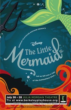 Theater - Little Mermaid Miscellaneous on Pinterest | The Little ... The Little Mermaid Poster, Little Mermaid Poster, Broadway Posters, Job Inspiration, Play Poster, Mermaid Poster, Kids Theater, Marketing Flyers, Theatre Life