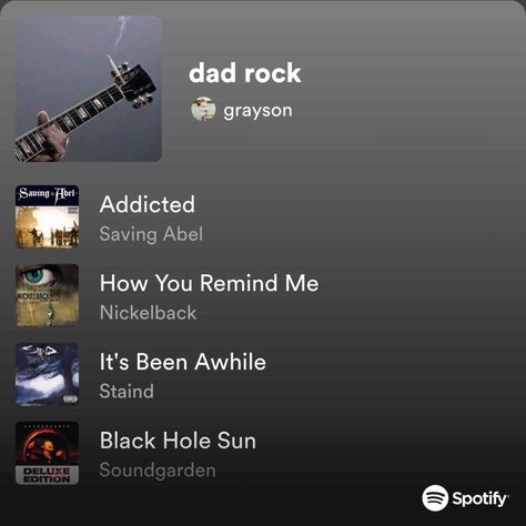 Dad Rock Playlist Cover, Divorced Dad Rock Aesthetic, Dad Rock Aesthetic, How You Remind Me, Dad Aesthetic, Country Woman, Black Hole Sun, Rock Aesthetic, Country Women