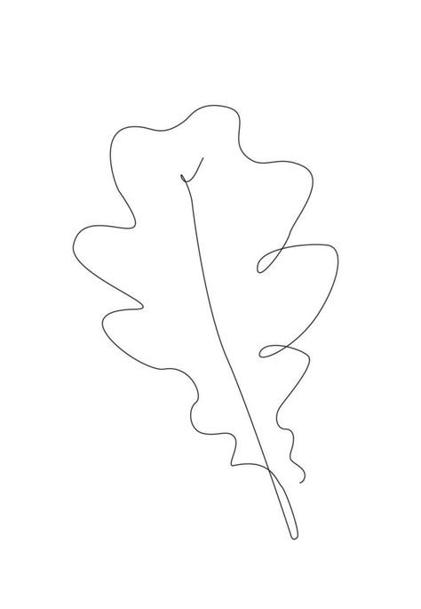 Oak leaves linear. Autumn leaf one line illustration. line art maple leaves. outline vector Tiny Oak Leaf Tattoo, Oak Leaf Sketch, Oak Leaf Line Drawing, Oak Leaf Outline, Falling Leaves Drawing, Oak Leaf Drawing, Oak Leaf Tattoo, Scoring Sourdough, Oak Tattoo