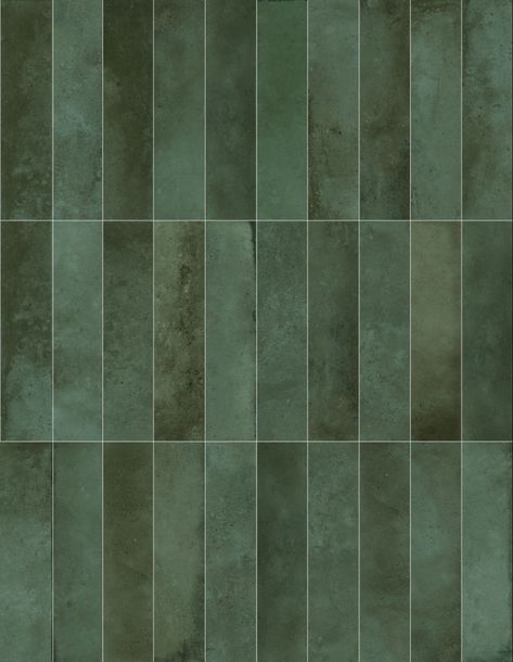 Oran. Polished. Slight wave surface. Porcelain. 60*253mm Green Tiles Texture, Wall Tile Texture Seamless, Seamless Floor Texture, Green Porcelain Tile, Green Wall Tile, Swahili Architecture, Tile Texture Seamless, Seamless Tiles, Floor Tiles Texture