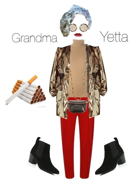 "Grandma Yetta" by themodernduchess ❤ liked on Polyvore Old People Costume, Grandma Yetta, Old Lady Halloween Costume, Granny Costume, Grandma Costume, Old Lady Costume, Brunch Outfit, Wood Wood, Halloween Costumes For Kids