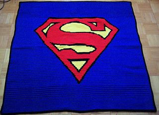 Superman Crochet Blanket, Crochet Superman, Crochet Kids Blanket, Crochet Graphs, Crochet Afgans, Crochet Blanket Afghan, Crochet Bedspread, Adorable Crochet, Manta Crochet