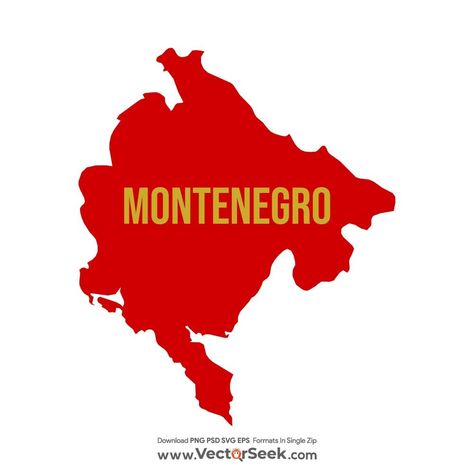 Montenegro Map, Map Vector, Vector File, Vector Logo, Free Download, Logo Design, Map, ? Logo, Quick Saves