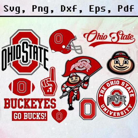 Ohio State Buckeyes Svg, Ohio State Buckeyes Crafts, Buckeye Crafts, Buckeye Baby, Ohio Buckeyes, Ohio State Buckeyes Football, Buckeyes Football, The Ohio State University, Ohio State Football