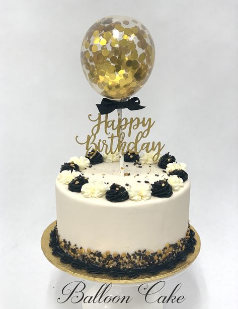 Black White And Gold Smash Cake, Black White And Gold 40th Birthday Cake, Black White And Gold Cake Ideas, Black Fondant Cake With Gold, Black Gold And Silver Birthday Cake, Black And Gold 80th Birthday Cake, White And Gold Cake For Men, White And Gold Cake Ideas Birthday, White Cake With Black And Gold Accents