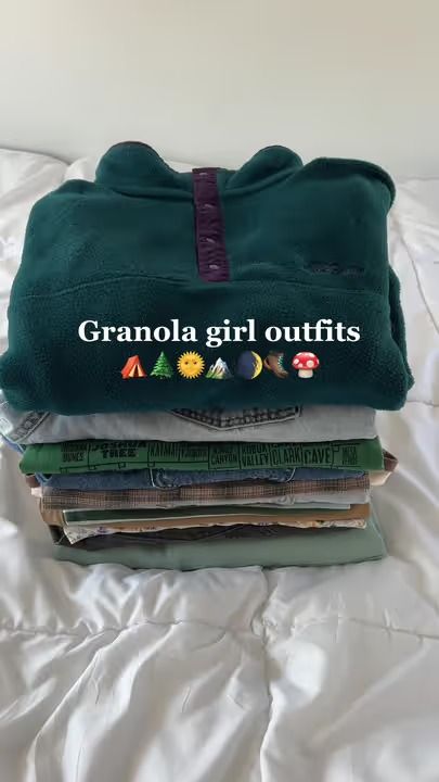 Gronala Girl Outfit, Granola Girl Hairstyles, Granola Winter Outfits, Granola Outfits Winter, Granola Girl Hair, Granola Outfits Summer, Granola Girl Aesthetic Outfits, Granola Vibes, Granola Girl Style