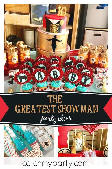 The Greatest Showman Birthday Party, Greatest Showman Party, Carnival Party Foods, Fairy Party Food, Circus Trapeze, Childrens Party Food, Circus Birthday Party Theme, Birthday Carnival, Snowman Party