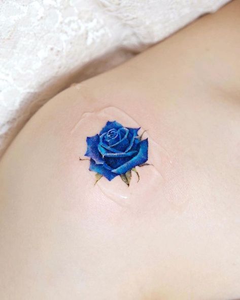 June Birth Flower Tattoo, Honeysuckle Tattoo, Blue Flower Tattoos, June Birth Flower, Rose Hand Tattoo, Our Mindful Life, Rose Shoulder Tattoo, Rose Tattoos For Men, Rose Tattoos For Women