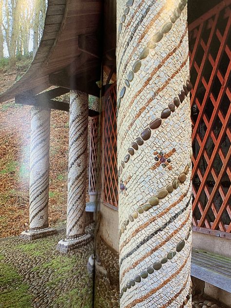 Mosaic Column, Wedding Columns, Stone Architecture, Windsor, Mosaic, Architecture, Stone