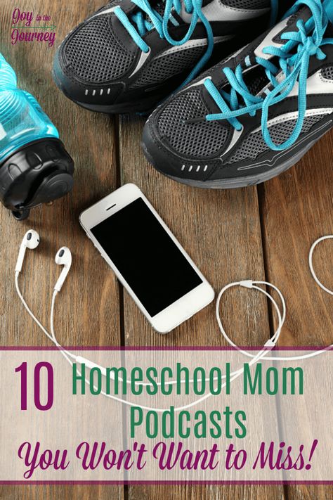 Are you a fan of podcasts? Me too! That is why I'm sharing my top ten podcasts for homeschool moms. These are the ones I don't miss and leave me feeling encouraged and ready to rock this homeschool thing. Mom Podcasts, Homeschool Room Organization, Kindergarten Homeschool Curriculum, Christian Podcasts, Homeschool Preschool Curriculum, Joy In The Journey, Homeschool Routine, Mom Care, Homeschool Inspiration