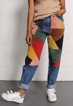 This would be really cool with a plain, block colour shirt (Maybe white?) and oversized zip-up hoodie. Vestiti In Jeans, Diy Vetement, Painted Jeans, Painted Clothes, Moda Vintage, Mode Vintage, Mode Inspiration, Outfit Casual, Looks Vintage