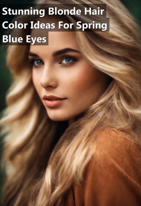 Looking to switch up your look this spring? Check out these stunning blonde hair color ideas for blue-eyed beauties! From icy platinum to golden honey, find the perfect shade to make your blue eyes pop. Whether you're going for a bold new style or a subtle change, these hair color ideas are sure to inspire your next salon visit. Hair Colors For Blue Eyes, Hair Color Ideas For Spring, Blue Eyes Pop, Beautiful Blonde Hair, Blonde Hair Color Ideas, Golden Honey, Blue Eyed, Hair Color Ideas, Blonde Hair Color