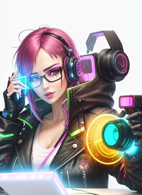 Cyberpunk Camera, Digital Art Cyberpunk, Cyberpunk Cosplay, Cyberpunk Aesthetics, Art Cyberpunk, Cool Galaxy Wallpapers, Cyberpunk City, Cyberpunk Fashion, Cyberpunk Style