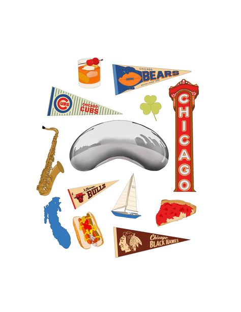 I designed this print for Chicago, the Windy City. It  was hand drawn on Procreate and contains some of my personal favorite icons of Chicago. The city prints are great for wedding welcome bags, souvenirs to remember a trip, or gifts for graduation, anniversaries, birthdays, Mothers Day, or Fathers Day! Hope you enjoy! Chicago Themed Party, Chicago Scrapbook, Chicago Stickers, Procreate Prints, Chicago Souvenirs, Chicago Print, Chicago Art, Scrapbook Book, Wedding Welcome Bags