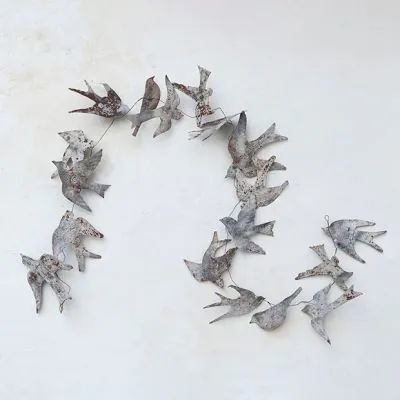 FRENCH COUNTRY CHRISTMAS | Shop Sales Events Antique Farmhouse Dove Silhouette, Bird Garland, French Country Christmas, Holly House, Tree Inspiration, Candle Matches, Battery Operated Candles, Metal Birds, Detailed Design