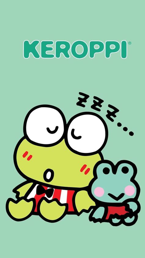 Frog From Hello Kitty Wallpaper, Frog From Hello Kitty, Keroppi Drawing, Keroppi Wallpapers, Hello Kitty Frog, Wallpaper Dino, Japanese Wallpapers, Hello Kitty Keroppi, Wallpapers Halloween