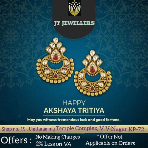 HAPP AKSHAYA TRITIYA TO ALL MY CUSTOMERS Jewelry Brand Logo, Akshaya Tritiya, Social Media Tools, Ig Templates, Fashion Magazine Cover, Free Fashion, Jewelry Ads, Free Social Media, Poster Templates