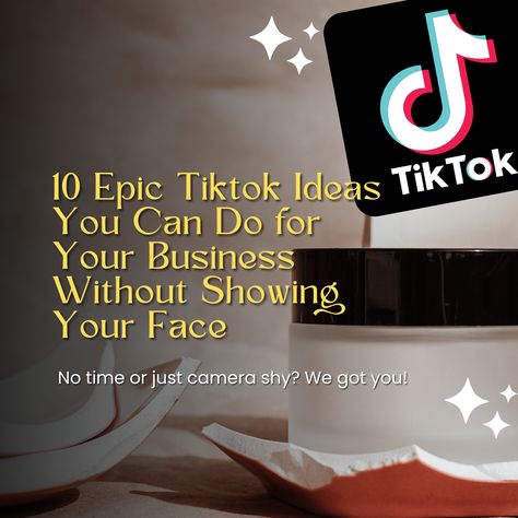 Boost your business on TikTok with these 10 creative and engaging faceless video ideas. Promote your brand without showing your face and gain more followers today! Faceless Tiktok Ideas, Faceless Tiktok Video Ideas, Faceless Digital Marketing, Tiktok Growth, Social Media Landscape, Social Media Content Strategy, Tiktok Ideas, Social Media Management Services, Social Media Marketing Plan