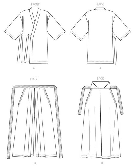 Kimono Dress Pattern, Kimono Sewing, Kimono Ideas, Dress Pattern Sewing, Samurai Kimono, Kimono Sewing Pattern, Kimono Wrap Top, Hakama Pants, Jacket Sewing Pattern