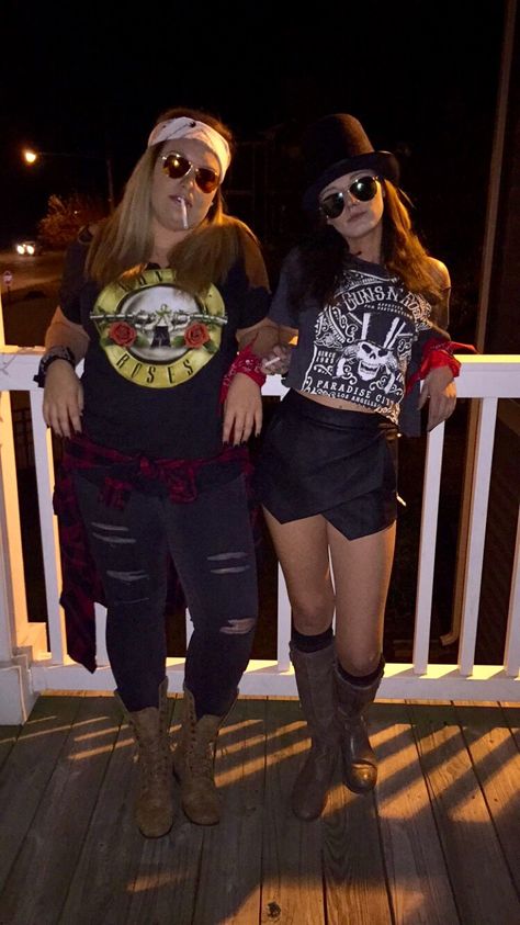 Axl Rose and Slash Axl Rose 80s Costume, Slash Costume Female, Axel Rose Costume, Axl Rose Costume, Axl Rose And Slash, Slash Costume, Axl Rose Slash, Rose Costume, Axel Rose