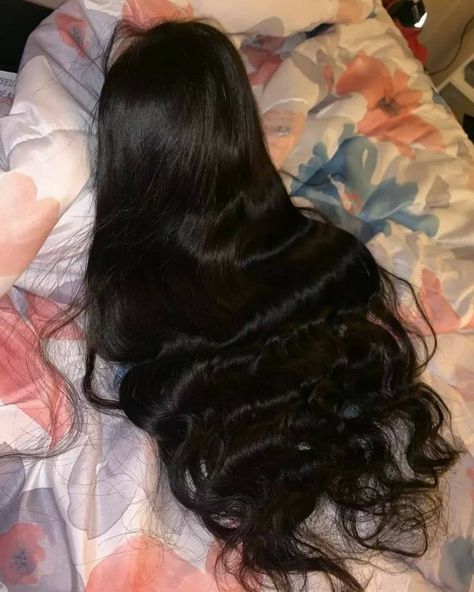 Long Shiny Hair, Long Silky Hair, Long Dark Hair, Long Black Hair, Long Wavy Hair, Hair Curly, Cut My Hair, Curly Hair Tips, Braids For Long Hair