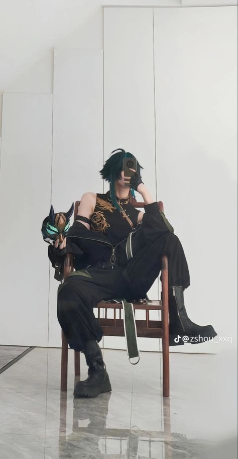 #cosplay Xiao Cosplay, Male Cosplay, Cosplay Characters, Body Reference, Cute Cosplay, Drawing Clothes, Pose Reference Photo, Guitar Chords, Best Cosplay