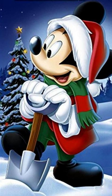 Mouse Pictures, Mickey Mouse Wallpaper, Mouse Christmas, Mickey Christmas, Mickey Mouse Christmas, Disney Holiday, Christmas Scenes, Mickey Mouse And Friends, Mickey Minnie Mouse