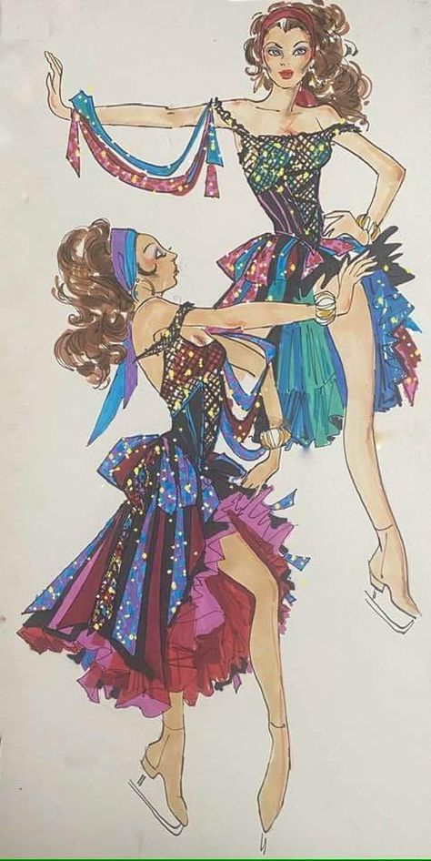 Drag Dance Costume, Costume Design Drawings, Costume Illustration, Drag Queen Costumes, Costume Design Sketch, Fairy Artwork, Theatre Costumes, Stage Costume, Fashion Art Illustration