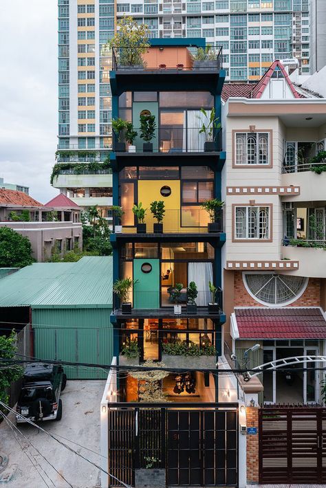 Outside Apartment Building, Cute Apartment Building, Small Building Design, Apartment House Design, Neoclassical Bedroom Design, Apartment Building Design, Neoclassical Bedroom, Small Apartment Building Design, Little Spaces